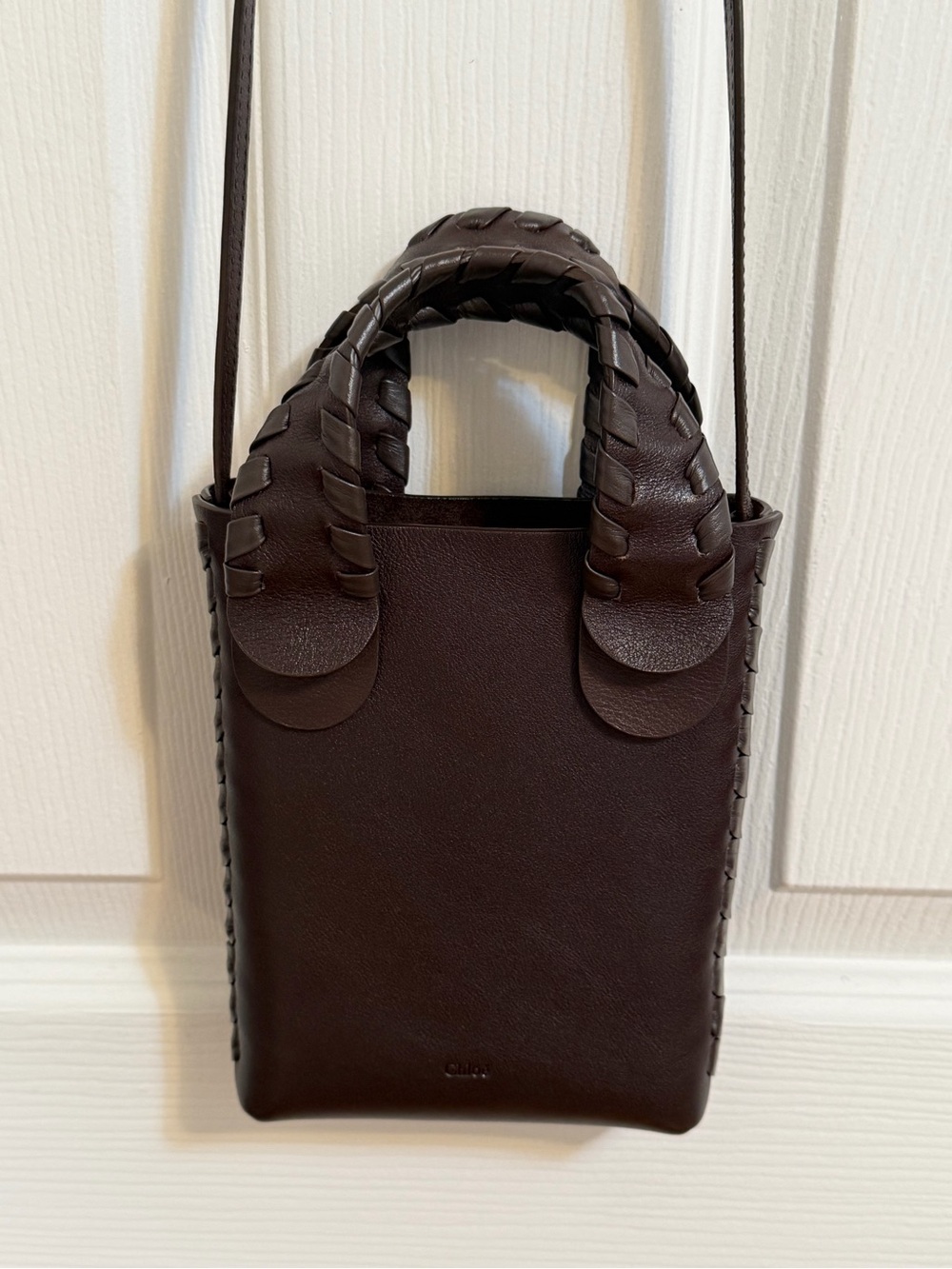 Chloé Mony Leather Crossbody Phone Bag